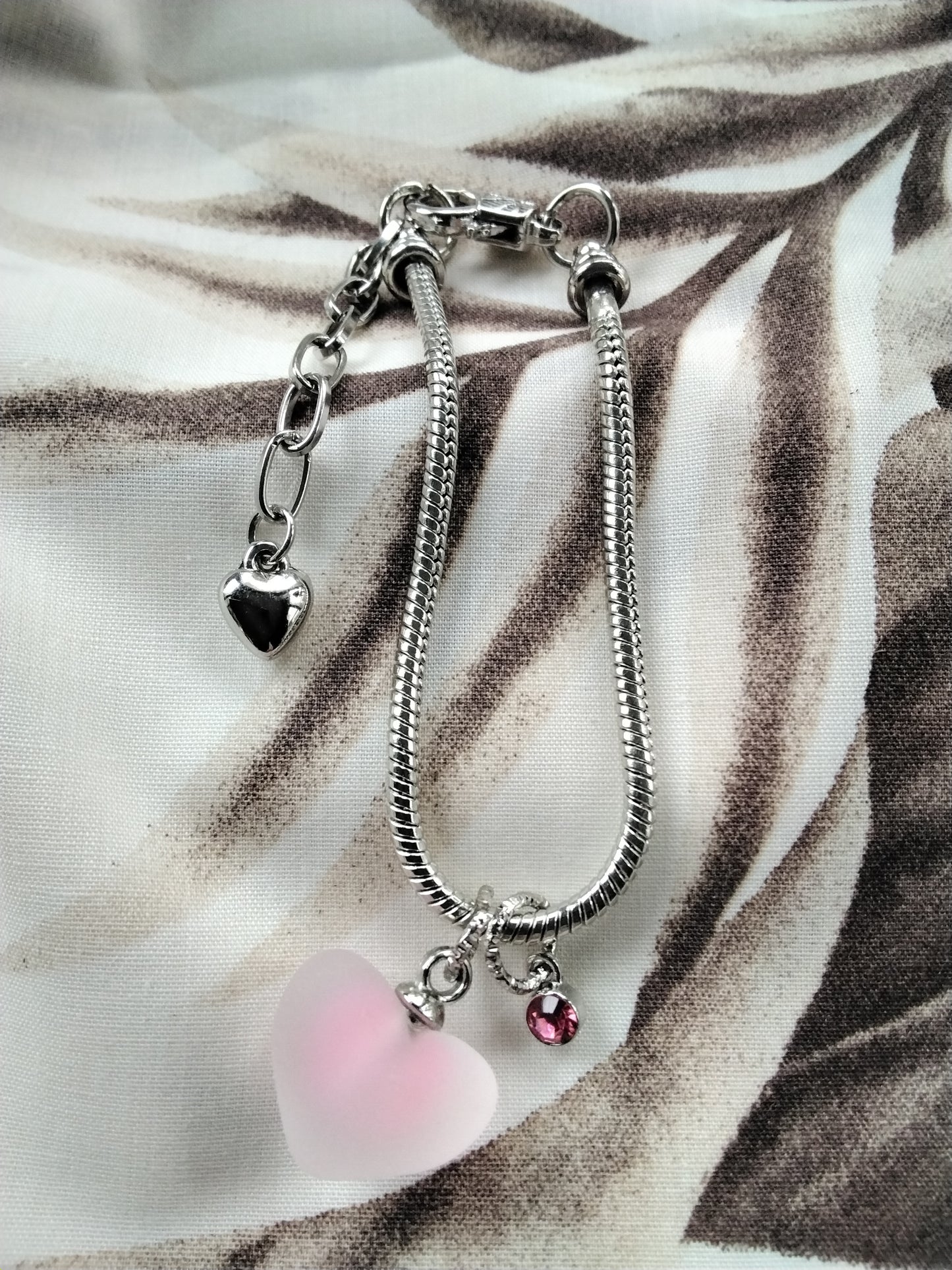 Bracelet Pink Heart