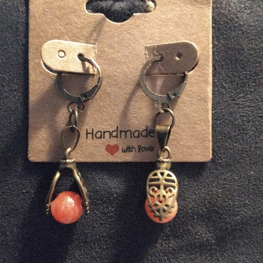 Red Jade Earrings