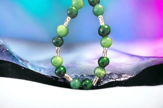 Jade/Silver Bracelet