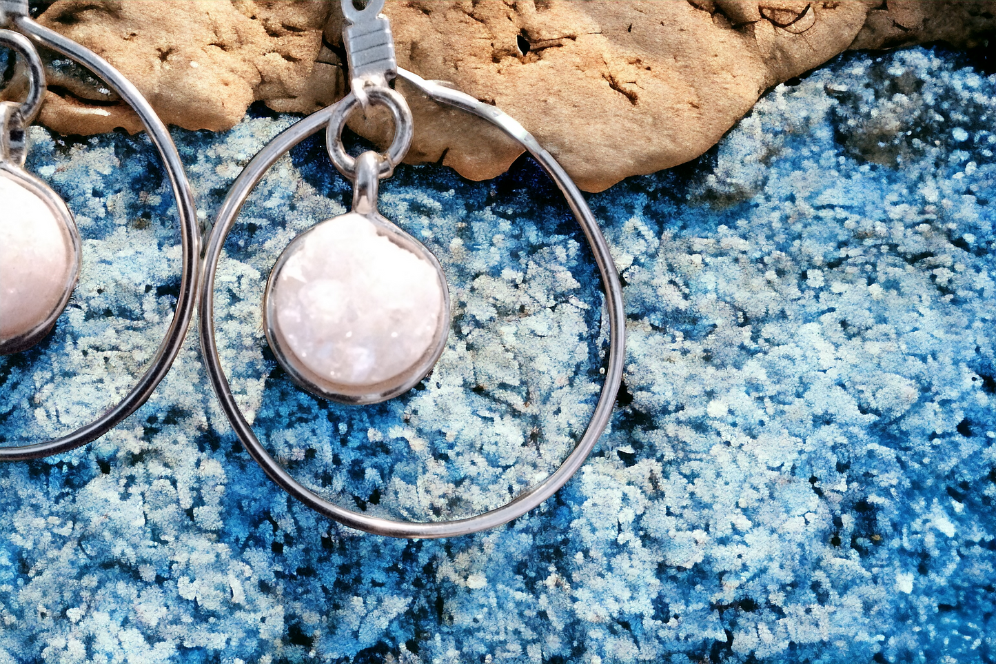 Pink Quartz Earrings