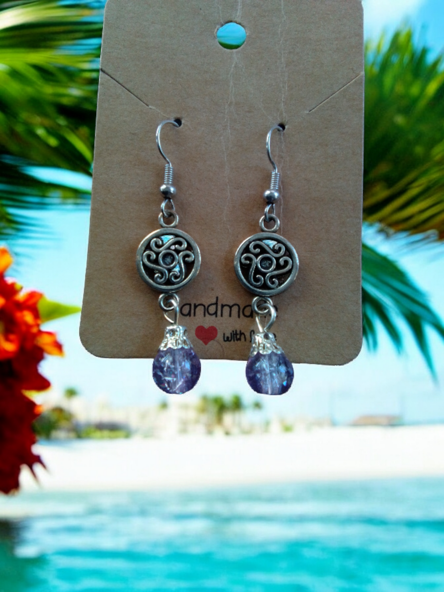 Celtic Drop Earrings