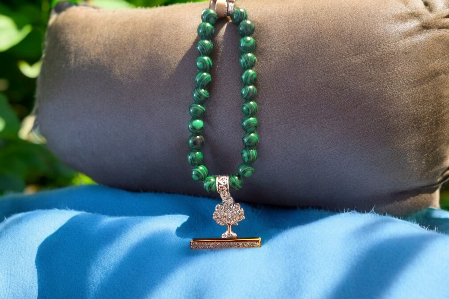 Tree of life Malachite Bracelet