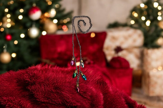 Christmas Light Bulb Necklace