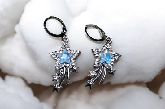 Blue Star Earrings
