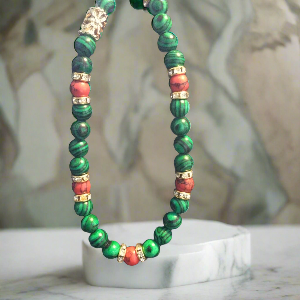 Malachite & Jade Bracelet