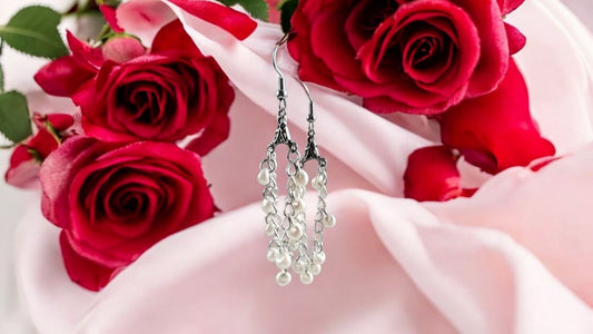 Faux Pearl Earrings